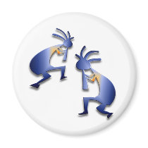 2 Kokopelli #11 Magnets