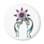 2 Kokopelli #2 Fridge Magnets