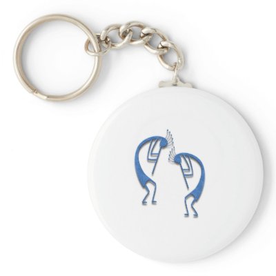 2 Kokopelli #5 Key Chains by CulturalPerspective4