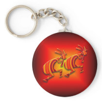 2 Kokopelli #73 Key Chains