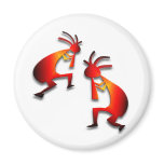 2 Kokopelli #7 Magnets