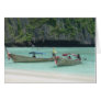2 Longtail boats - Phi Phi Islands, Thailand Greeting Cards