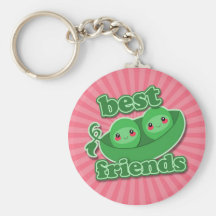2 PEAS  BEST FRIENDS KEY CHAINS