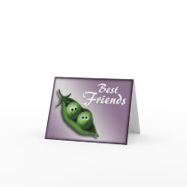 2 Peas in a Pod ~ Best Friends Notecards