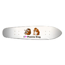 2 prairie dogs skate deck