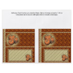 2 Pumpkin Fall Custom Hersheys Candy Bar Wrappers