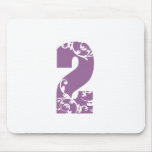 #2 Purple Floral Mouse Pads