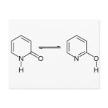 2-Pyridone Chemical Tautomer Postcard