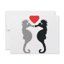 2 seahorses in love icon announcements