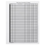 2-sided Banking Transaction Register Pages flyers