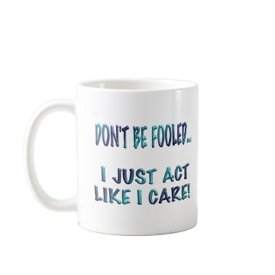 2 Sided Humourous Funny Coffee mug, cup by kjscreations