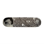 #2 - Skulls & Psychedelic Lines Skateboard Deck