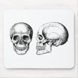 2 Skulls White mousepads