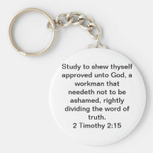 2 Timothy 2:15 Keychains