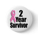 2 Year Breast Cancer Survivor buttons
