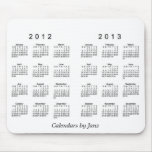2 Year Calendar 2012 - 2013 mousepads