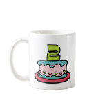 2 Year Old Birthday Cake mugs