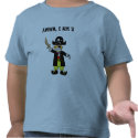2 year old pirate boy t-shirts