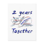 2 Years Together Post Cards