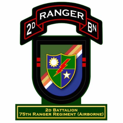 2d Bn, 75th Ranger Regiment - Airborne Photo Cutout by a2zgraphicsworks