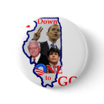 2down One to Go Pinback Buttons