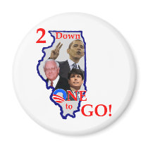2down One to Go Fridge Magnet