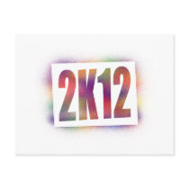 2k12, 2012 post card