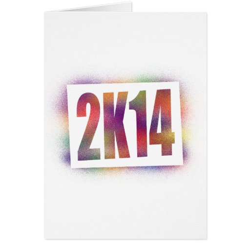 2k14 2014 greeting cards