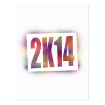 2k14 2014 postcard