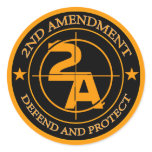 2nd Amendment 3 stickers