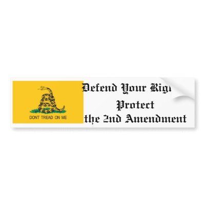 2nd Amendment Bumper Sticker by Bilgerat313