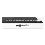2nd Amendment Bumper Sticker bumper stickers