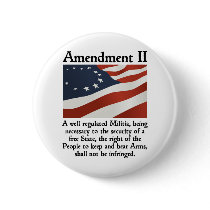 2nd Amendment Pinback Button