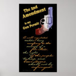 2nd amendment Gun Permit posters