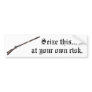 2nd Amendment Rights Bumper Sticker