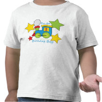 2nd Birthday Boy Train Shirt