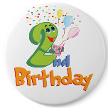 2nd Birthday Buttons