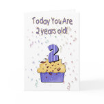 2nd Birthday Card - Customised