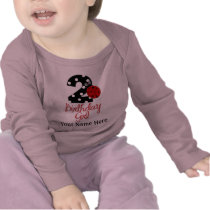 2nd Birthday Girl - Ladybug - 2 Lady Bug T Shirts