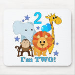 2nd Birthday Jungle Mousepad