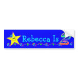 2nd Birthday Party Smiley Stars Bumper Stickers