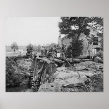 2nd Bull Run Bridge: 1862 Print