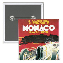 2nd Grand Prix de Monaco Buttons