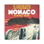2nd Grand Prix de Monaco Refrigerator Magnet