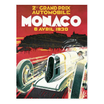 2nd Grand Prix de Monaco Postcards