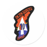 2nd ID IMJIN SCOUTS Korea Round Sticker