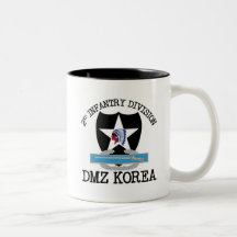 2nd ID Korea DMZ Vet with CIB Mugs