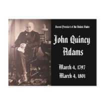 2nd President Of the United States John Adams Post Card