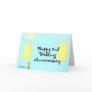 2nd Wedding Anniversary Greeting Card