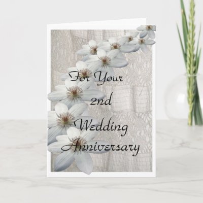 Wedding Card Template on 2nd Wedding Anniversary Card Template By Tastefuldesigns